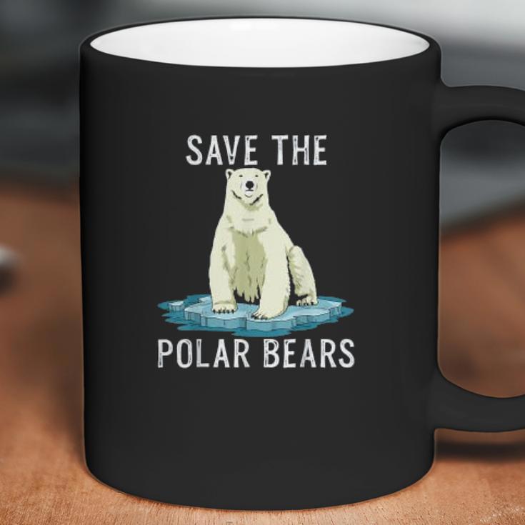 Save The Polar Bears Anti Climate Change Polar Bear Coffee Mug