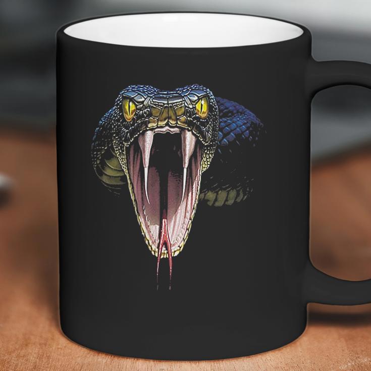 Scary Black Mamba Snake Halloween Coffee Mug