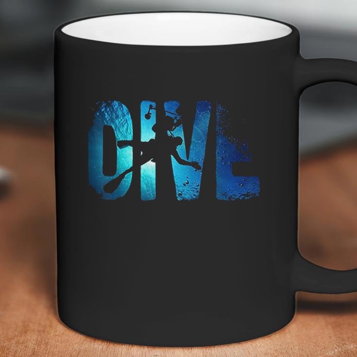 Scuba Diving Divers Shadow Deep Swim Coffee Mug