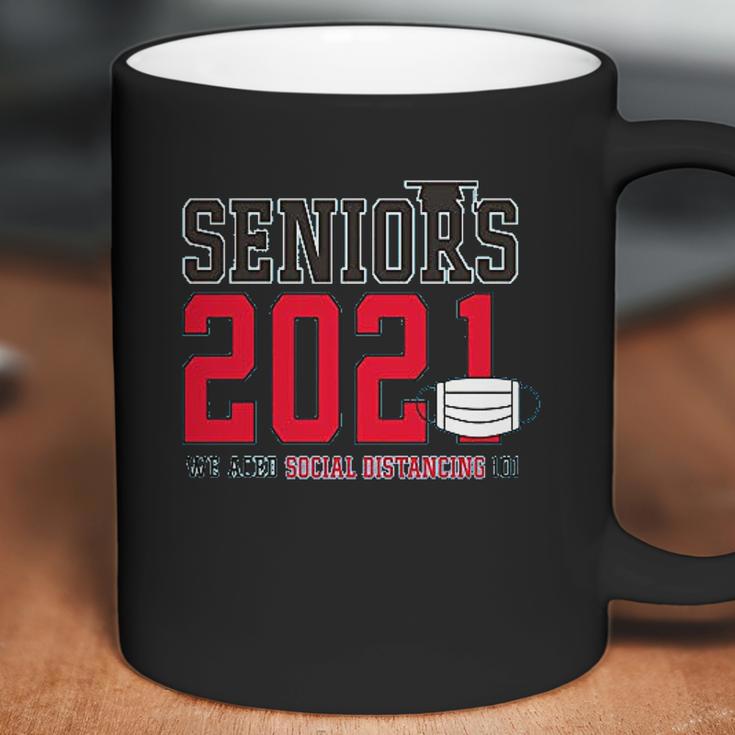 Seniors 2021 We Aced Social Distancing 101 Coffee Mug