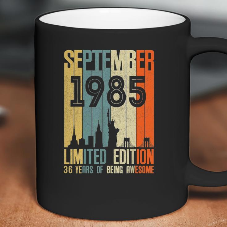 September 1985 36 Birthday 36 Years Old 1985 Birthday Vintage Coffee Mug