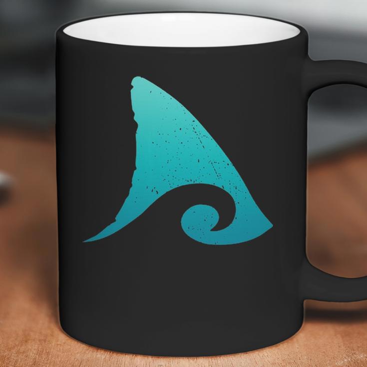 Shark Fin Ocean Wave Coffee Mug