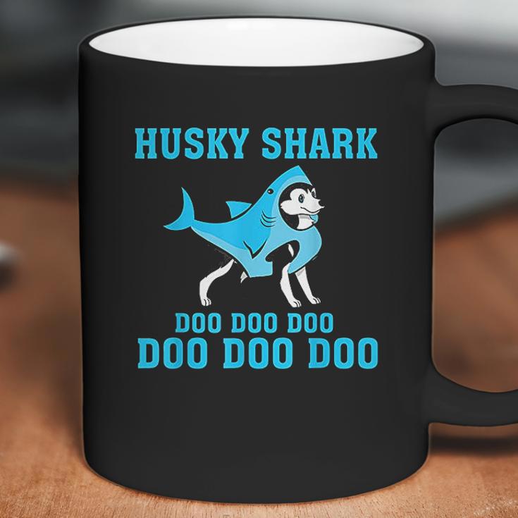 Siberian Husky Shark Doo Doo Doo Coffee Mug