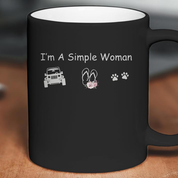 I Am A Simple Woman With Jeep Coffee Mug