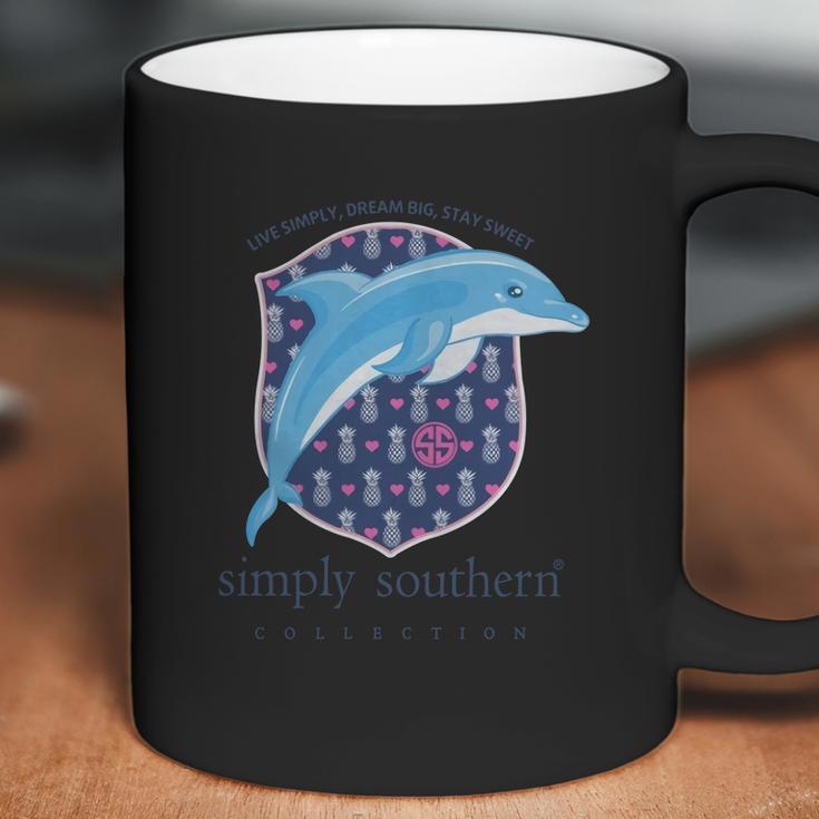 Simply Southern Blue Dolphin Coffee Mug