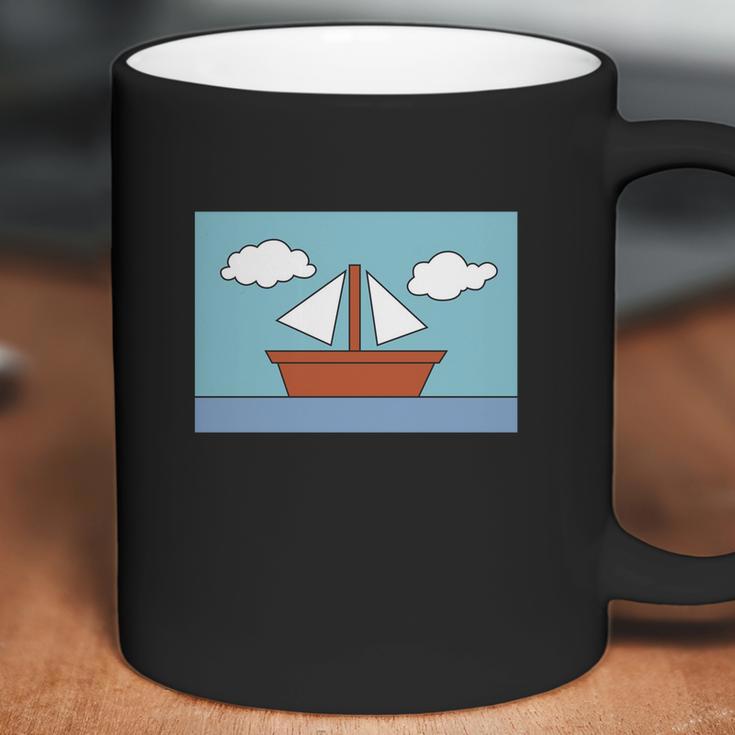 Simpsons Sailboat Painting Coffee Mug