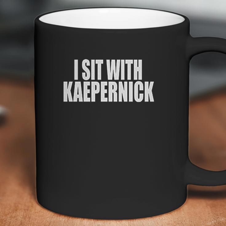 I Sit With Kaepernick National Anthem Mens Coffee Mug