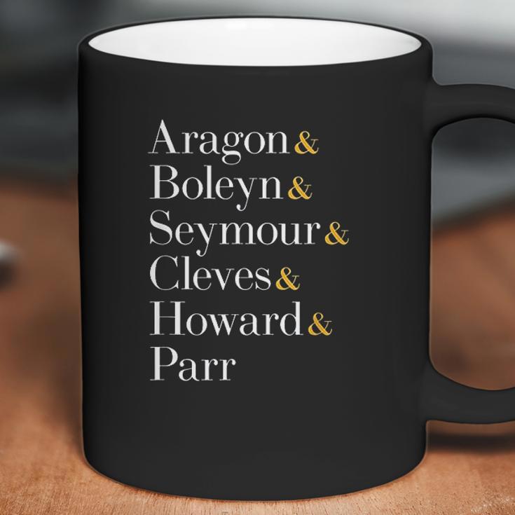 Six Wives Of Henry Viii Aragon Boleyn Seymour Cleves Coffee Mug