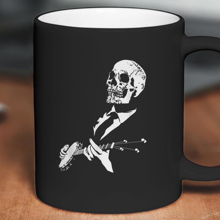 Skeleton Banjo Player Graphic Coffee Mug