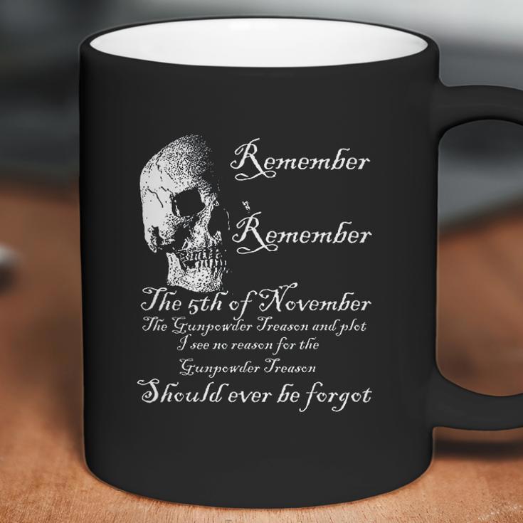 Skull 5Th Of November Guy Fawkes Quote Coffee Mug