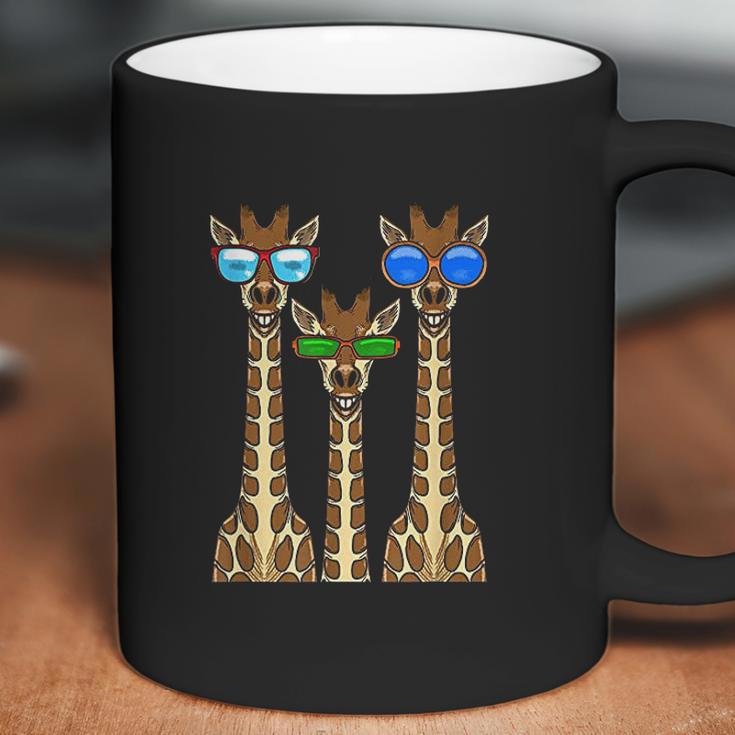 Smiling Giraffes Wearing Sunglasses Coffee Mug