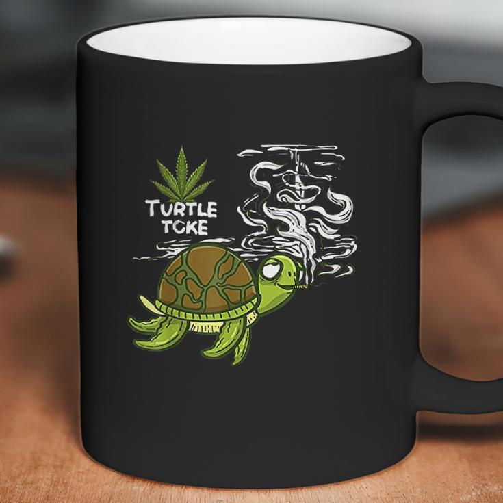 Smoking High Turtle Funny Weed 420 Marijuana Joint Stoner Coffee Mug