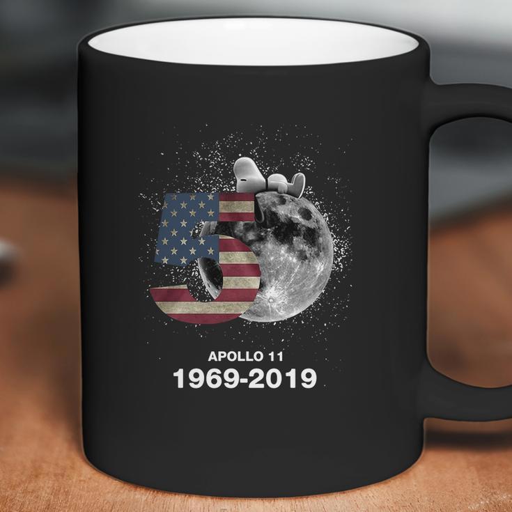 Snoopy 50Th Anniversary Apollo 11 1969-2019 American Flag Shirt Coffee Mug