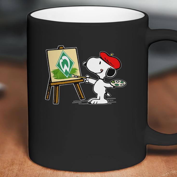 Snoopy Drawing Werder Bremen Coffee Mug