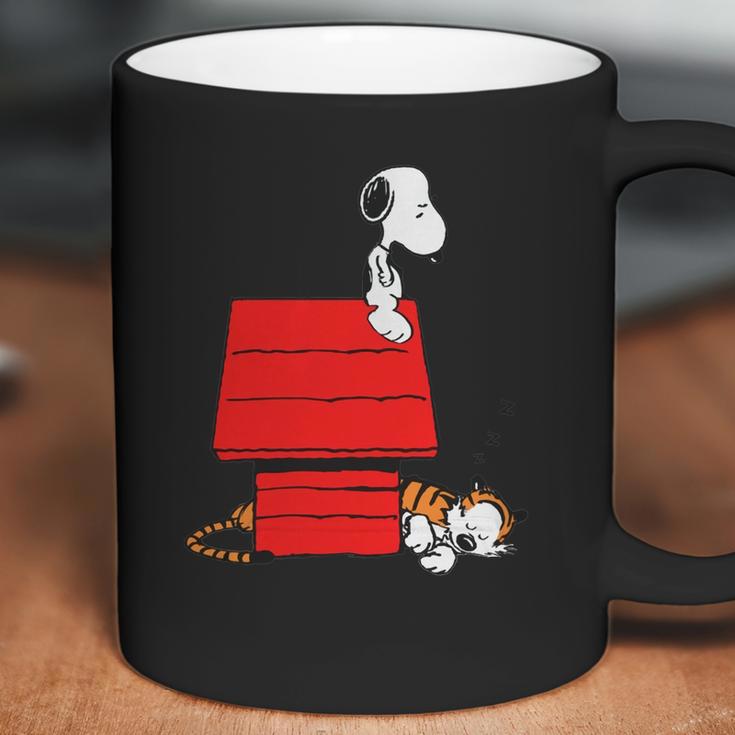 Snoopy And Hobbes Coffee Mug