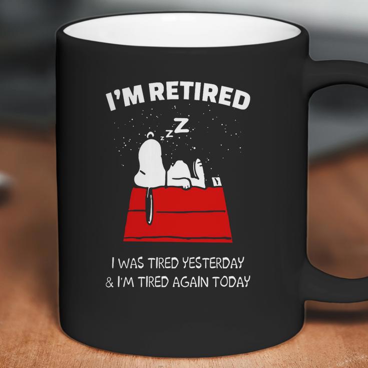 Snoopy Retired Shirt Coffee Mug