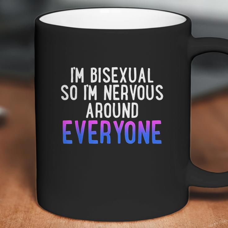 Im So Im Nervous Around Everyone Bi Pride Humor Coffee Mug