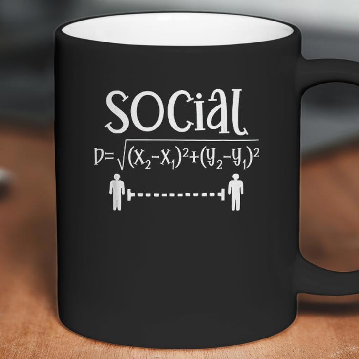 Social Distancing Math Teacher Coffee Mug