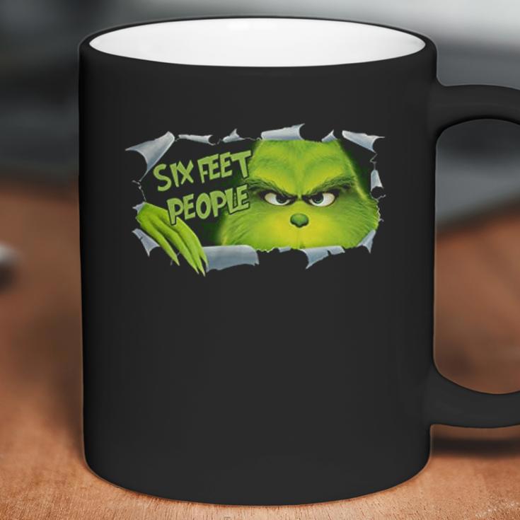 Social Distancing Six Feet People Funny Coffee Mug