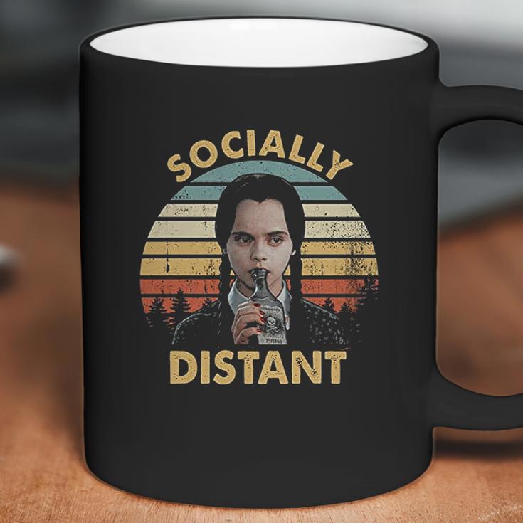 Socially Distant Vintage Wednesday Addams Lovers Coffee Mug