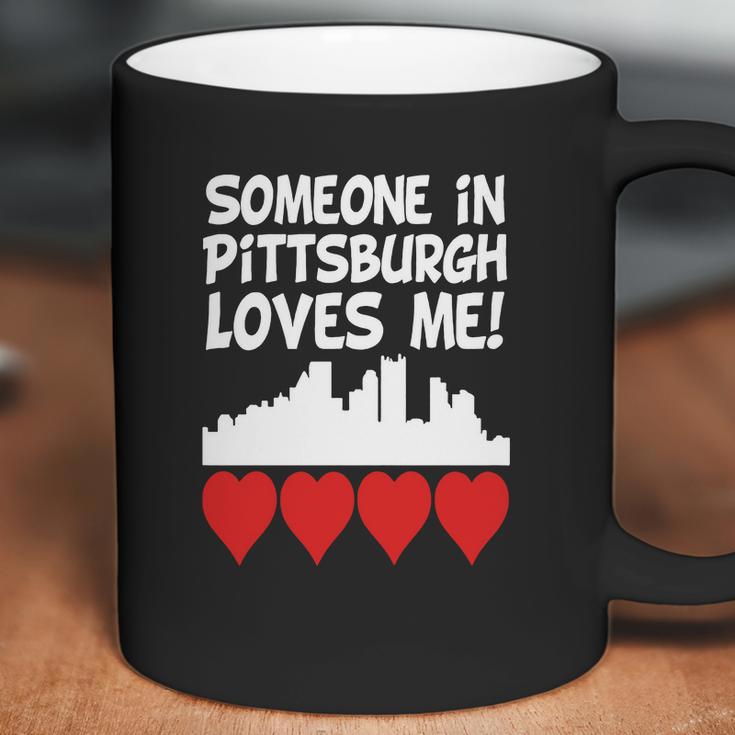 Someone In Pittsburgh Pennsylvania Loves Me - Baby Lap Shoulder T-Shirt Coffee Mug