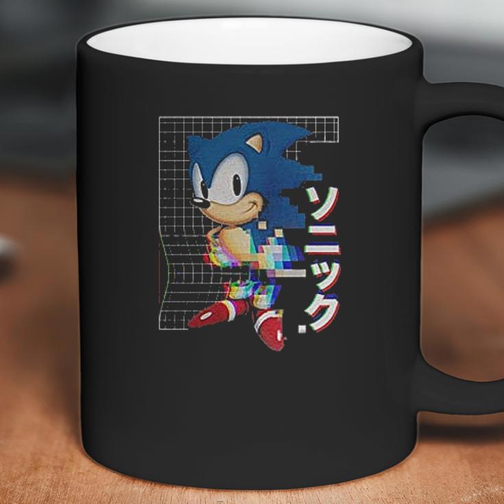 Sonic Hedgehog Digitized Art Coffee Mug