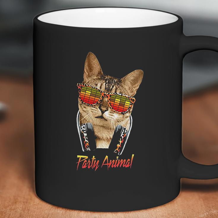 Sound Activated Cat Funny Party Animal Coffee Mug