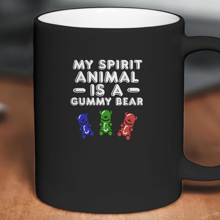 My Spirit Animal Is A Gummy Bear Fun Colorful CandyShirt Fbb Black Coffee Mug