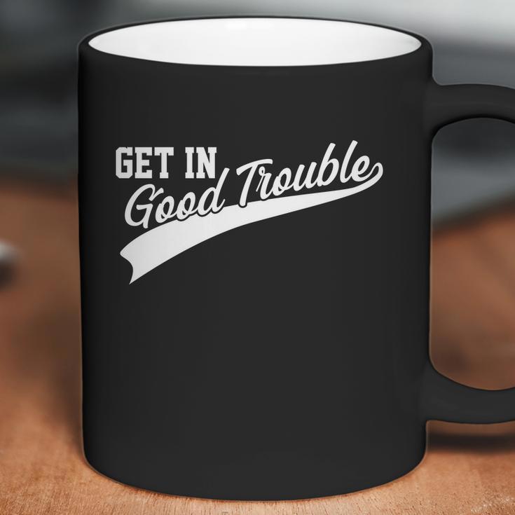 Sporty Get In Good Trouble John Lewis Tribute Coffee Mug