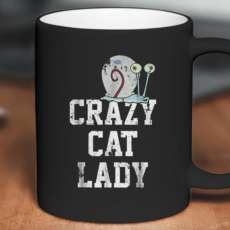 Squarepants Gary Crazy Cat Lady Graphic Coffee Mug