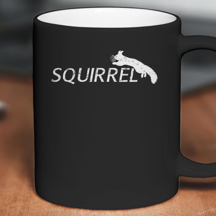 Squirrel Jumping Logo Coffee Mug