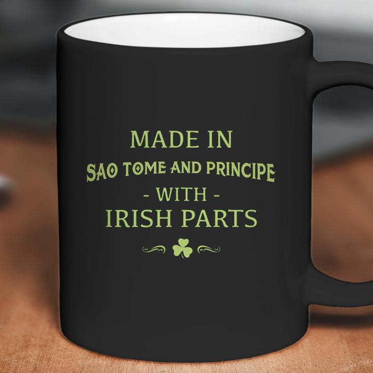 St Patricks Day Shamrock Made In Sao Tome And Principe With Irish Parts Country Love Proud Nationality Coffee Mug