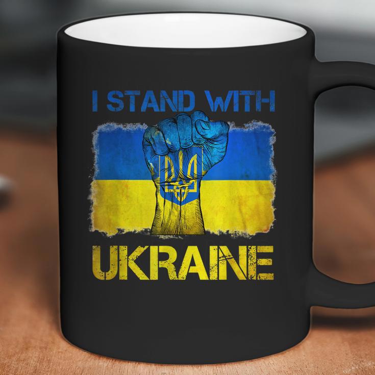 I Stand With Ukraine Flag Peace Free Ukraine Symbol Men Women T-Shirt Graphic Print Casual Unisex Tee Coffee Mug