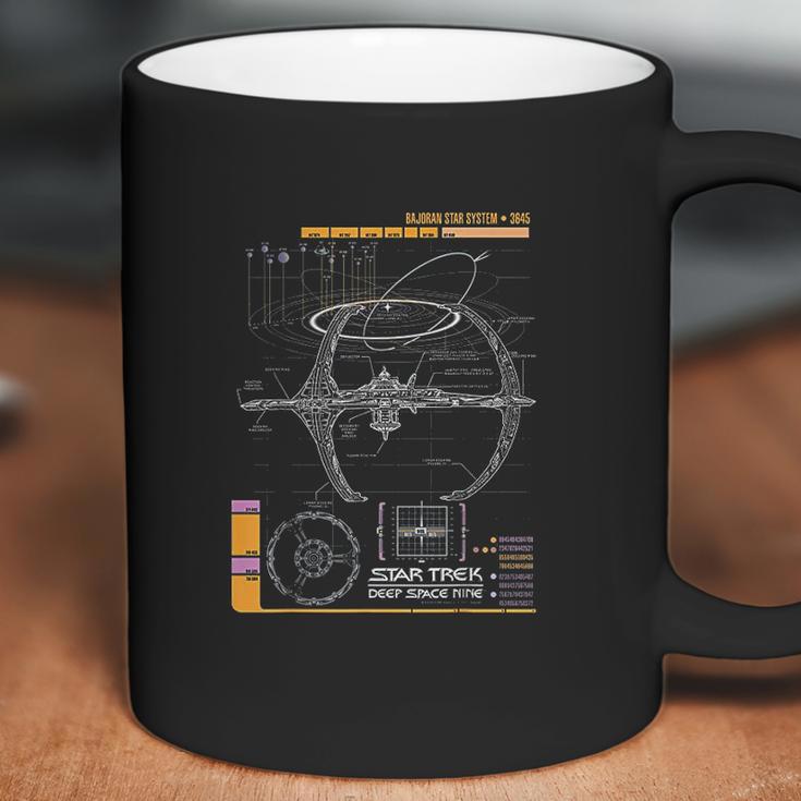 Star Trek Ds9 Bajoran System Schematic Coffee Mug