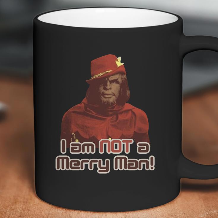 Star Trek Worf I Am Not A Merry Man Coffee Mug