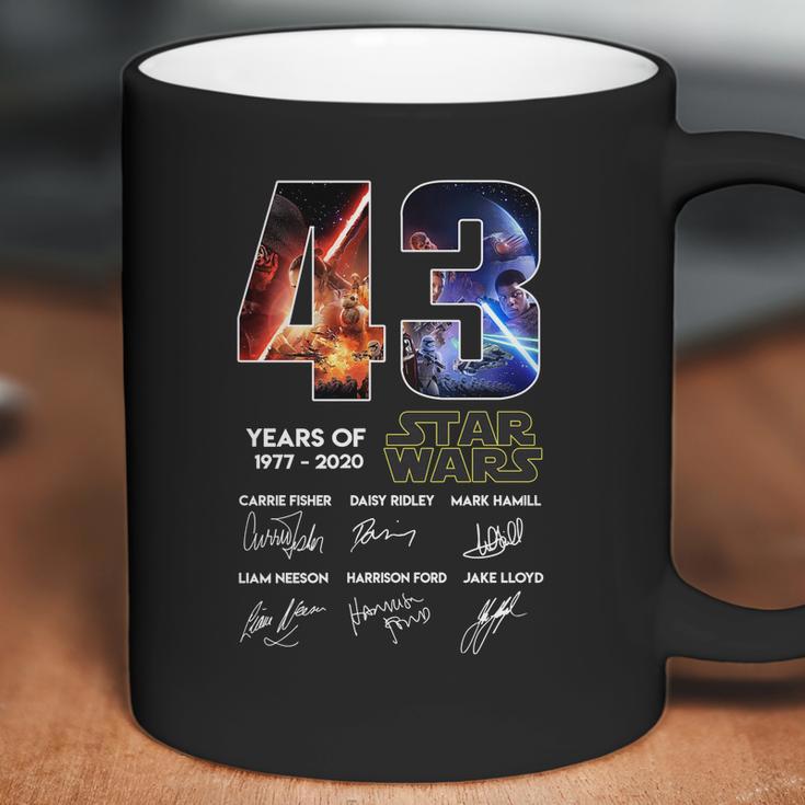 Star Wars 43 Years Anniversary Characters Signatures ForShirt Coffee Mug