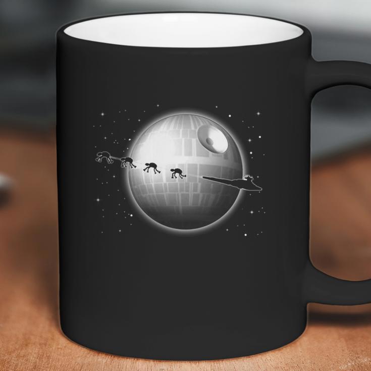 Star Wars Battlefront Star Destroyer And Death Star Christmas Coffee Mug