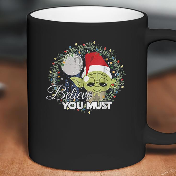 Star Wars Yoda Santa Believe You Must Christmas Reef Coffee Mug