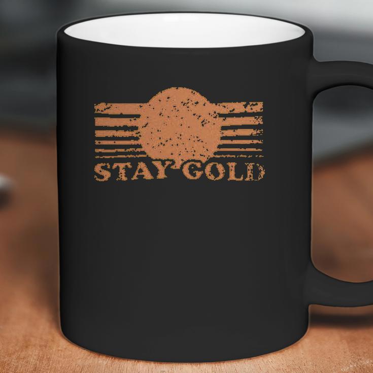 Stay Gold Ponyboy Vintage Funny Saying Graphic Coffee Mug