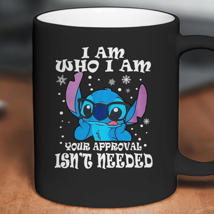 Stitch I Am Who I Am Your Approval Isnt Needed Coffee Mug