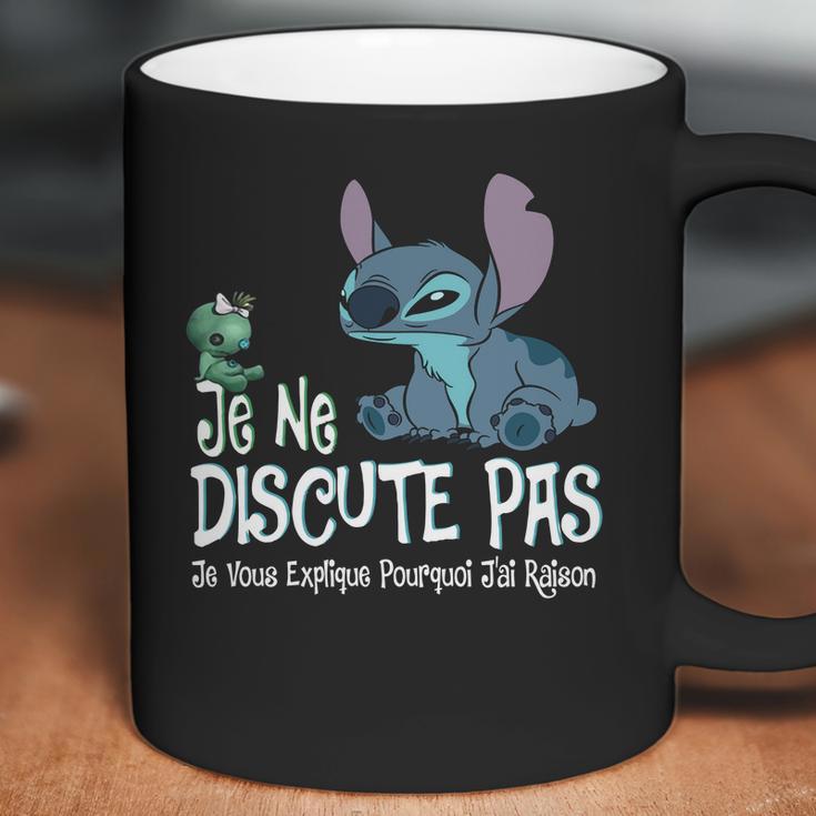 Stitch Je Ne Discute Pas Je Vous Explique Pourquoi Jai Raison Coffee Mug