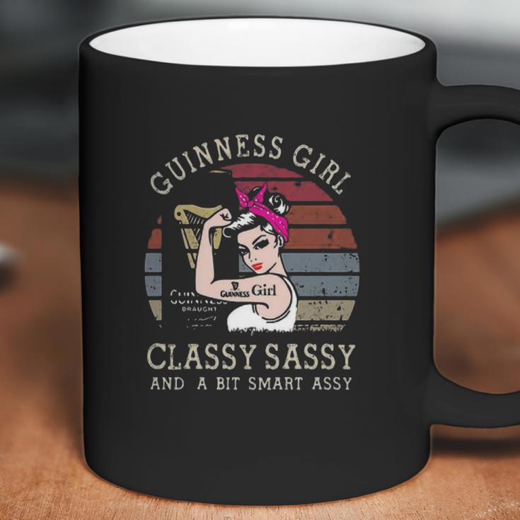 Strong Guinness Girl Classy Sassy And A Bit Smart Assy Vintage Shirt Coffee Mug