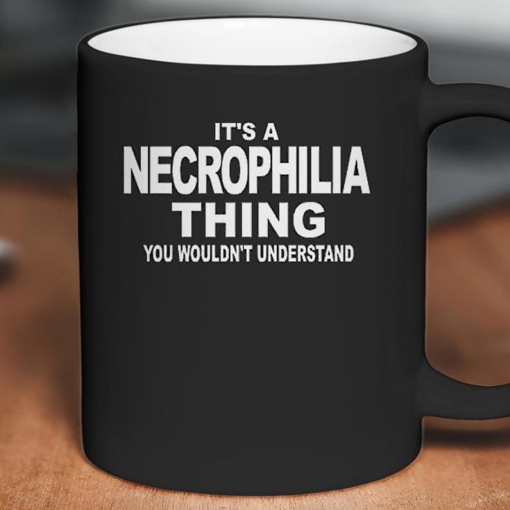 Stuff With Attitude Necrophilia Thing Black Coffee Mug