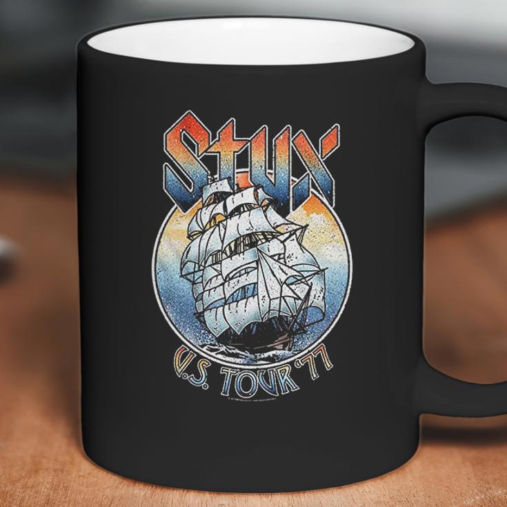 Styx 1977 Tour Black Coffee Mug