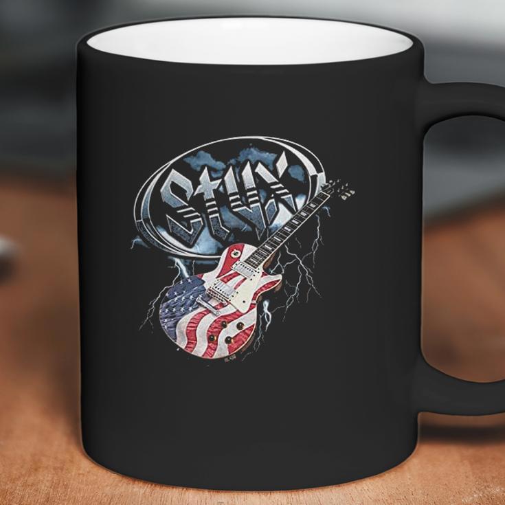 Styx Tall American Flag Guitar Coffee Mug