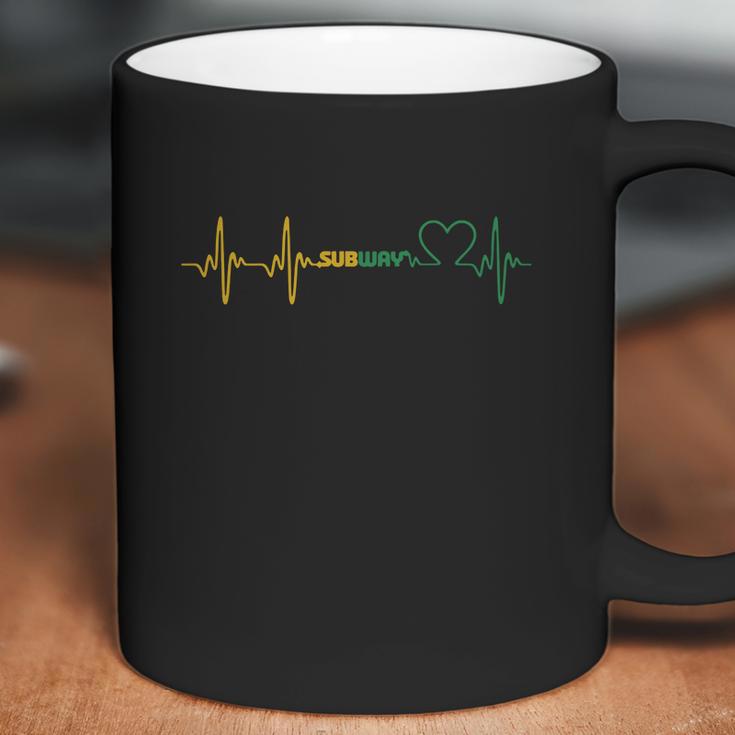 Subway Heart Coffee Mug