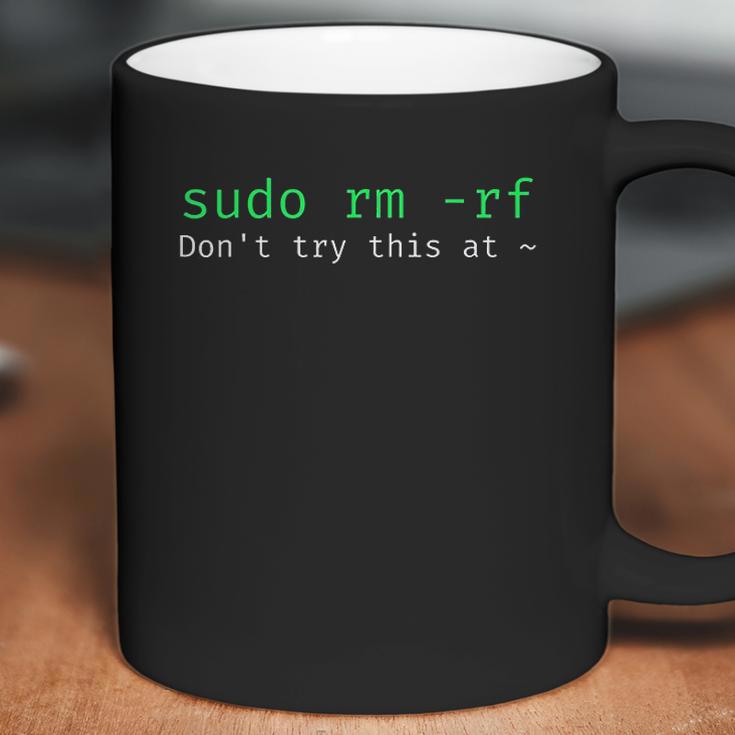 Sudo Rm Rf Funny Linux Sysadmin Command Line Coffee Mug