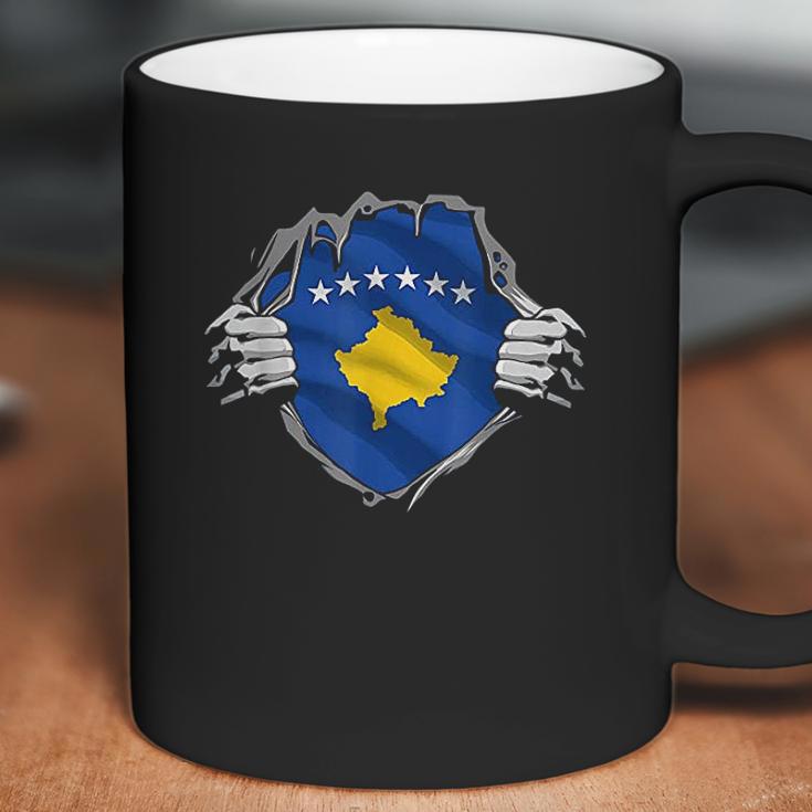 Super Kosovar Heritage Kosovo Roots Flag Gift Coffee Mug