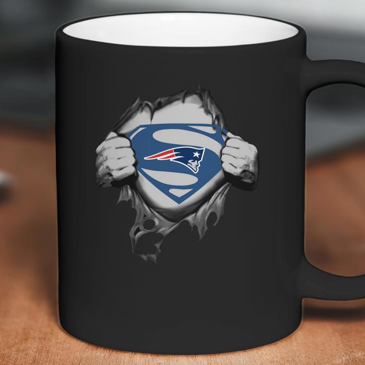 Superman New England Patriots Shirt Coffee Mug