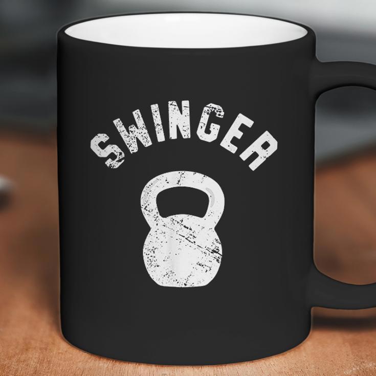 Swinger Funny Kettlebell Workout Coffee Mug